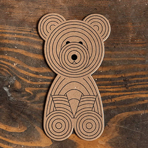 第2回「紙もの大賞」手紙部門　ノミネート作品 木彫りのクマ
